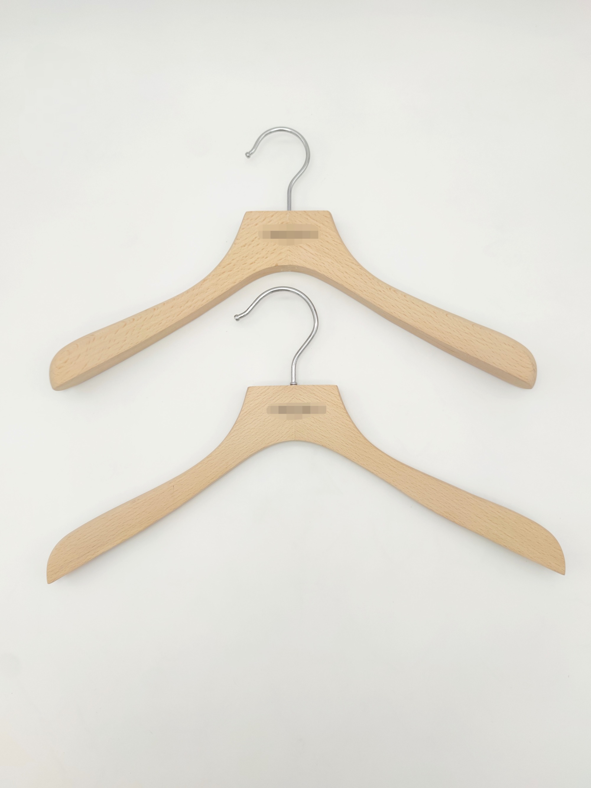 Branded Big Size Natural Wooden Beech Clothes Suits Coat Garment Hanger