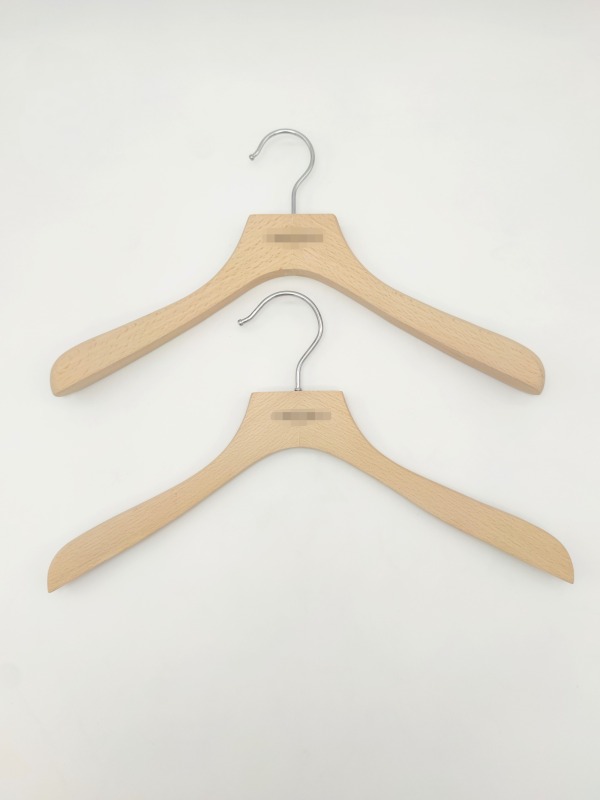 Branded Big Size Natural Wooden Beech Clothes Suits Coat Garment Hanger