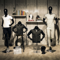 Female Male Sport Running Clothes Mannequin