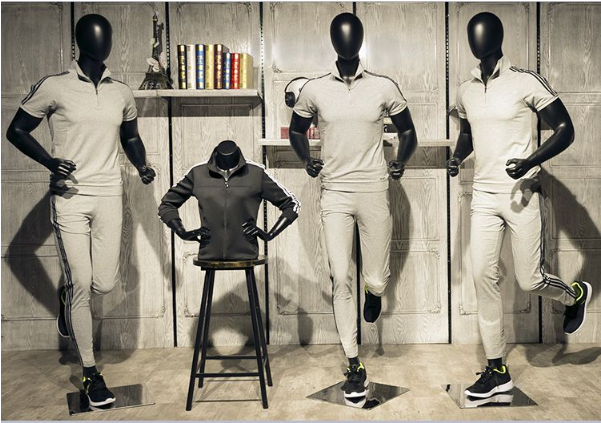 Female Male Sport Running Clothes Mannequin