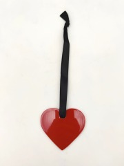 Red Rose Heart with Ribbon Hang Wardrobe Air Freshener Scented Fragrance
