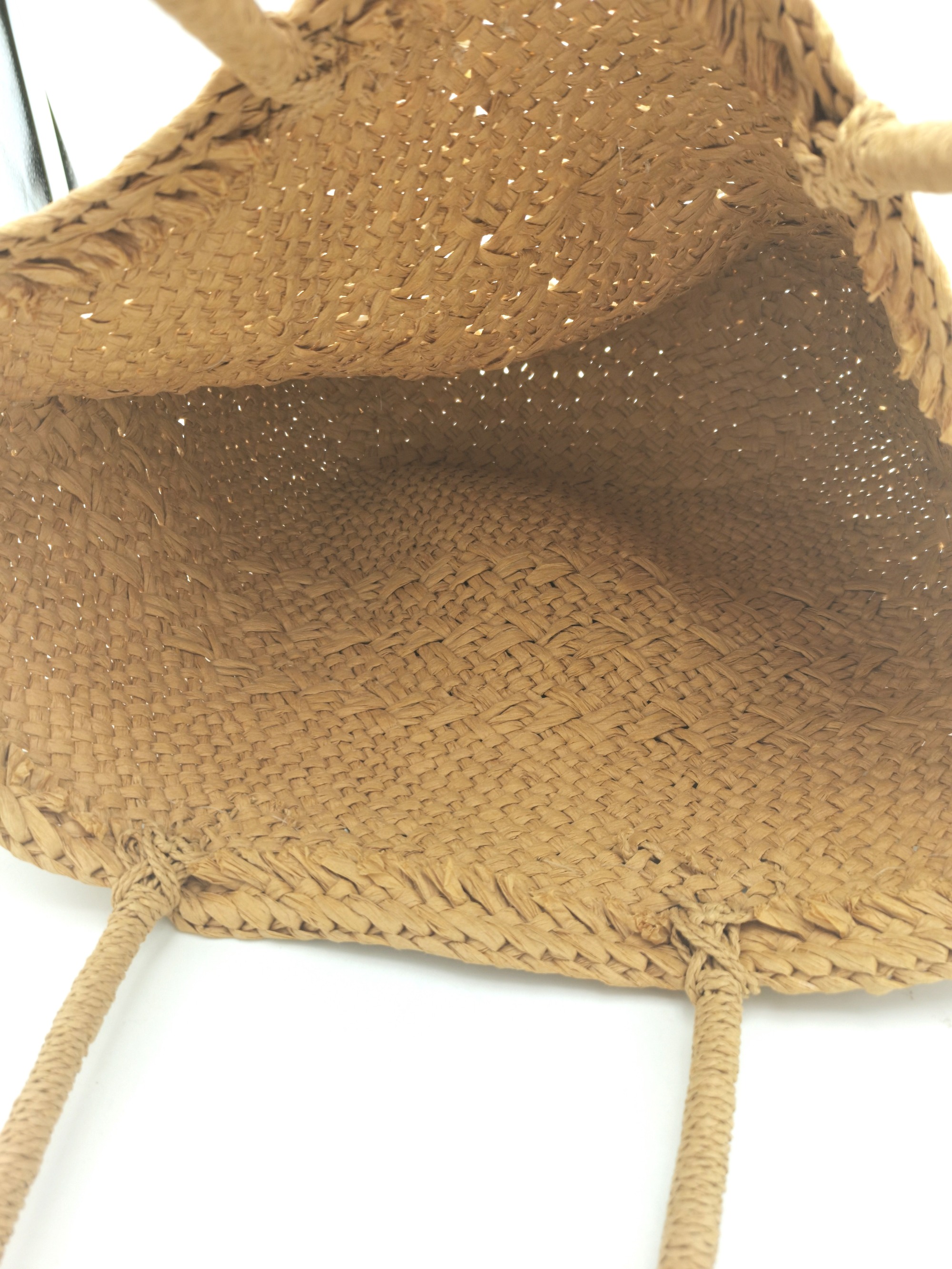Boho Beach Style Straw Shoulder Bag with Shell Details