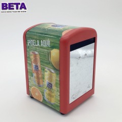 Restaurants and Coffee Shops Personalized Metal Tinplate Tissue Box Napkin Holder