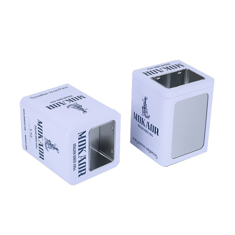 Custom Printed Tinplate Napkin Holder with Tea Sugar Bag Holder for Restaurants and Coffee Shops