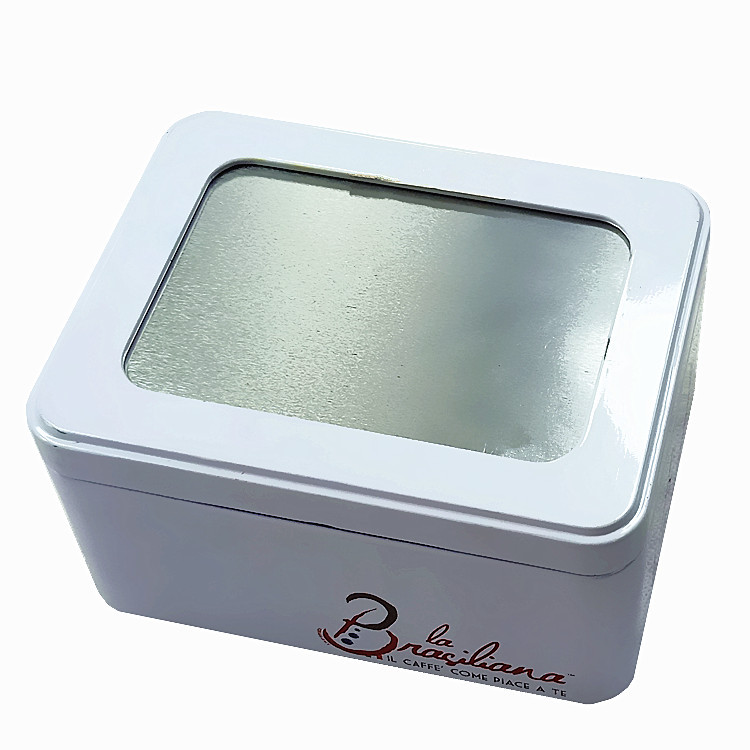 Tabletop Cmyk Tinplate Napkin Holder Tissue Carrier Box