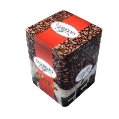 Modern Tinplate Tissue Box Holder for Coffee Shop Decor