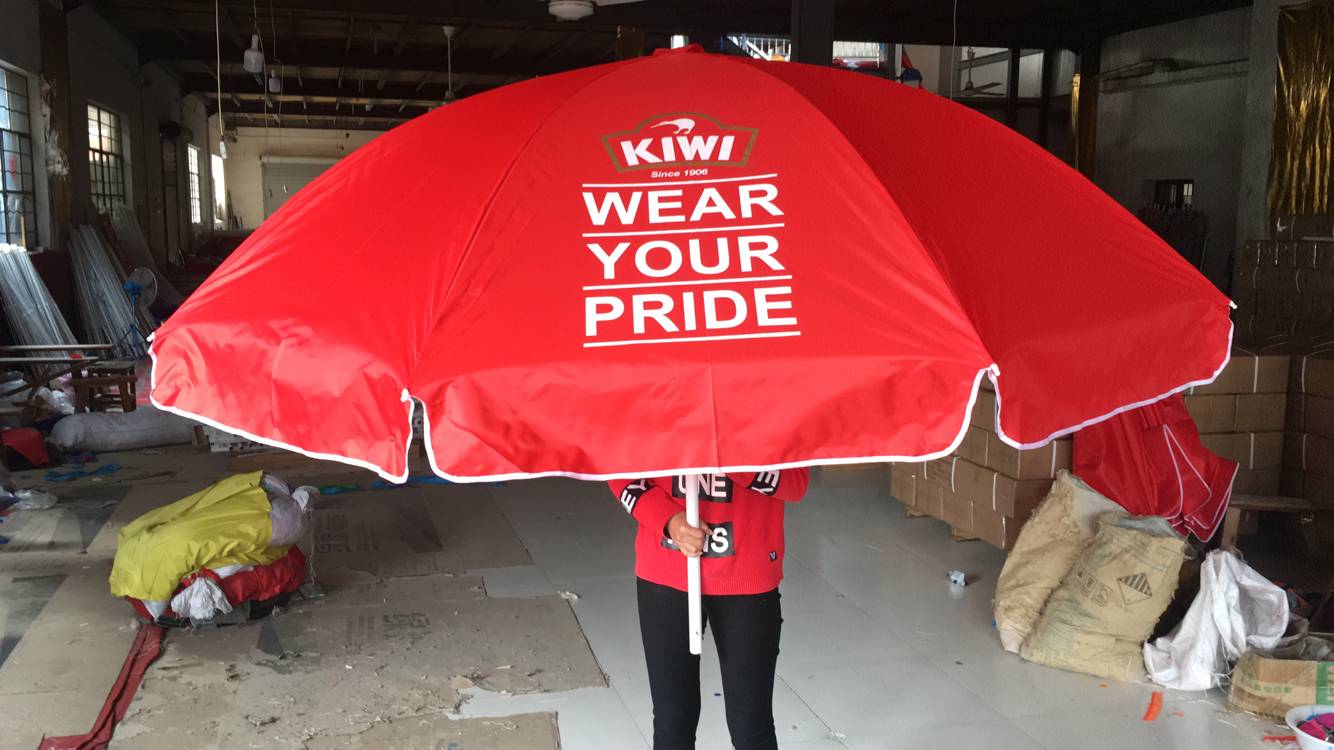 Personalized Garden Parasol with Custom Branding for Outdoor Dining Spaces