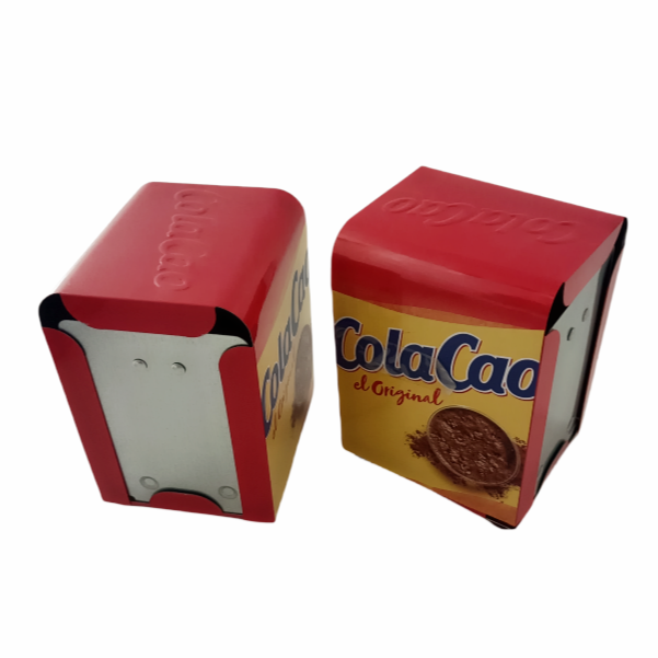 Colored Frame Tinplate Napkin Holder with Menu Holder