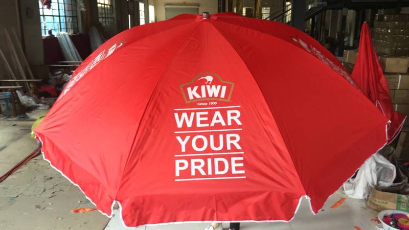 Personalized Garden Parasol with Custom Branding for Outdoor Dining Spaces