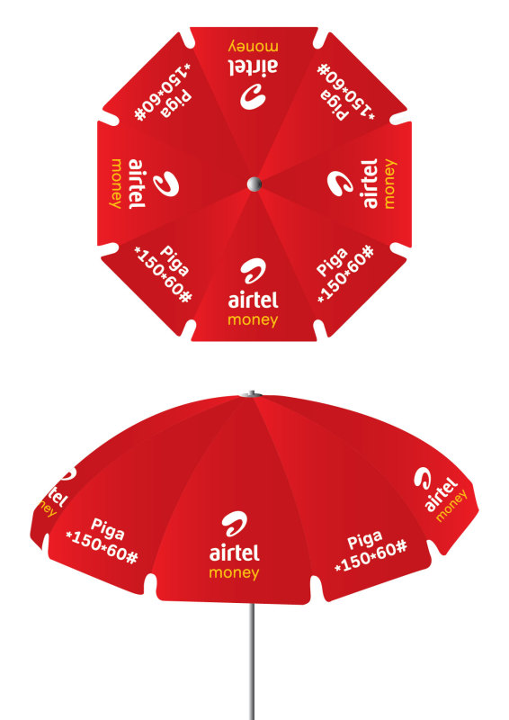 Custom Branding Parasol for Restaurants with Windproof Canopy Feature