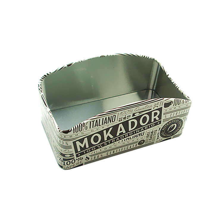 Promotional Tinplate Cafe Use Coffee Bag Tea Sugar Bag Holder with Divider