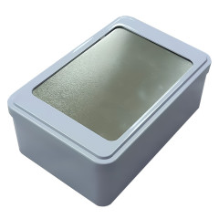 Promotional Restaurants Use Big Size Table Branding Tinplate Tissue Box