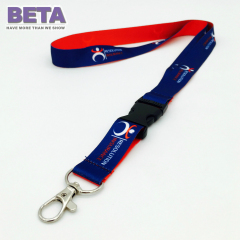 2cm Promotional Custom Double Side Heat-Transfer Printing Card Holder Lanyards