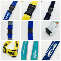2cm Promotional Custom Double Side Heat-Transfer Printing Card Holder Lanyards