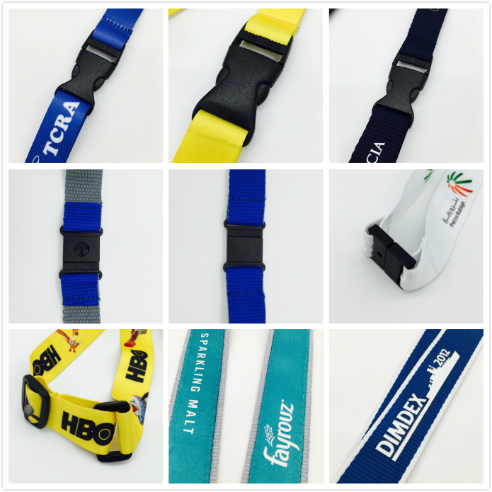 2cm Promotional Custom Double Side Heat-Transfer Printing Card Holder Lanyards