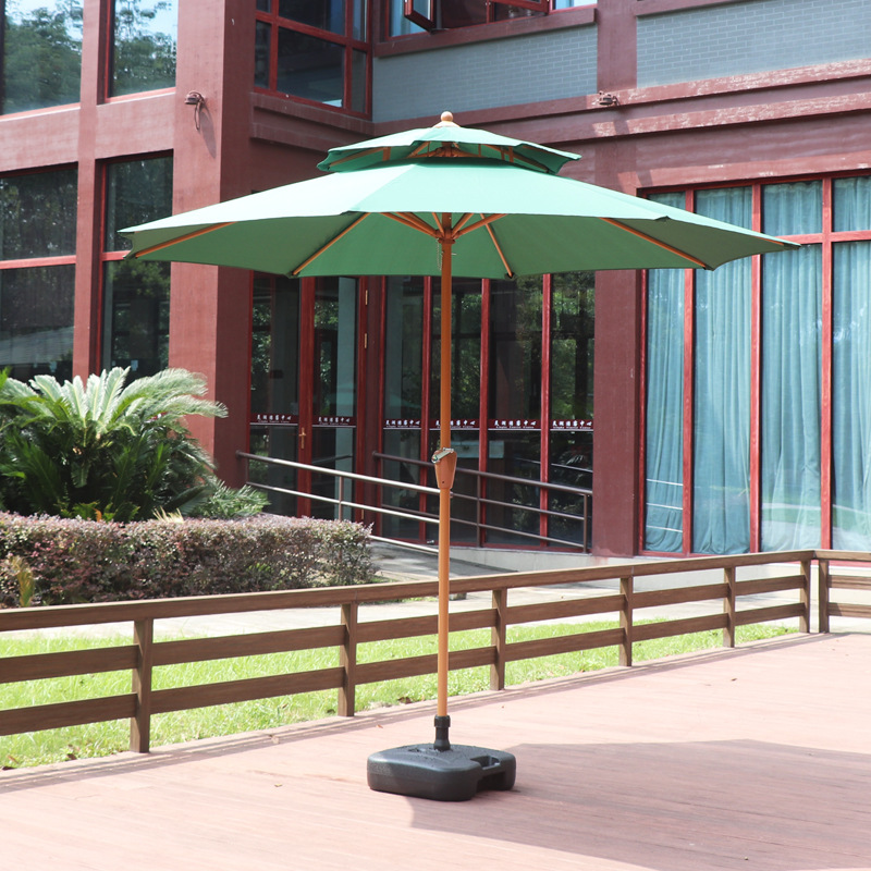 Wind Resistant Patio Canopy: Custom Branding Parasol for Coffee Shops