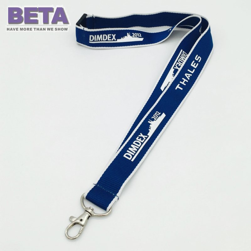 Personalized Badge Holder Lanyard for Custom Silk Printing at Events