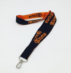 Badge Holder Double Color Custom Branding Embroidery Lanyards