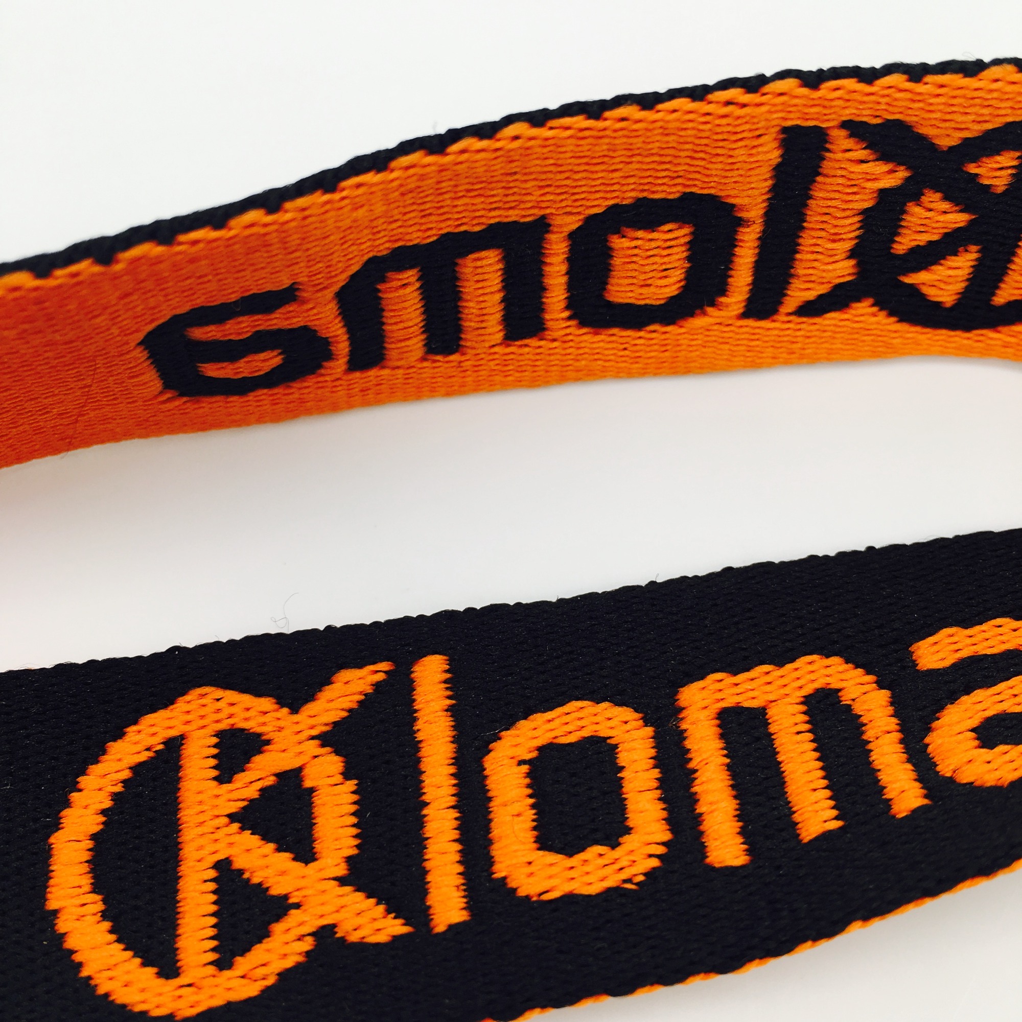 Badge Holder Double Color Custom Branding Embroidery Lanyards