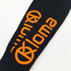 Badge Holder Double Color Custom Branding Embroidery Lanyards