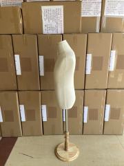 Natural Color Linen Coating Children Suits Display Mannequin