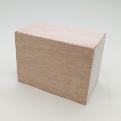 Custom Painting Natural Pine Wood Tissue Box for Restaurants and Coffee Shops