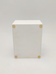 Stylish Wood Tissue Box with Internal Straps for Easy Use