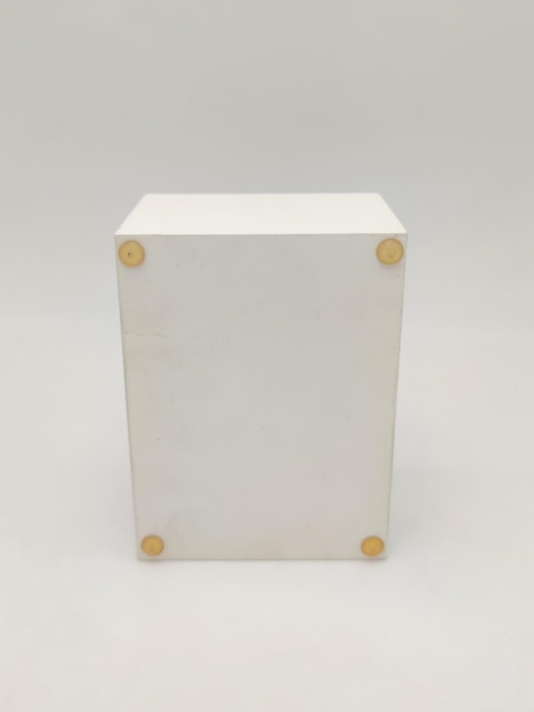 Stylish Wood Tissue Box with Internal Straps for Easy Use