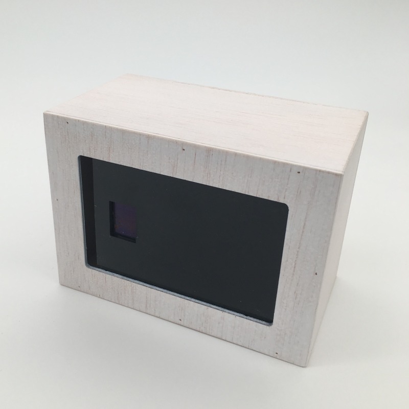 Custom Painting Natural Pine Wood Tissue Box for Restaurants and Coffee Shops