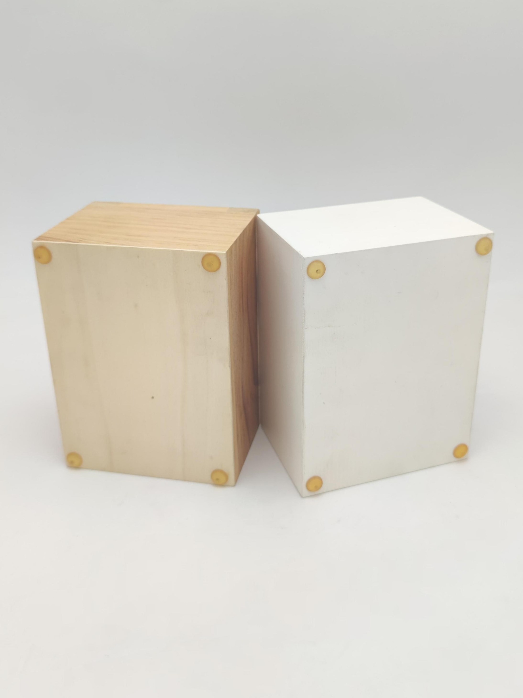 Stylish Wood Tissue Box with Internal Straps for Easy Use