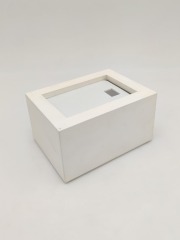 Stylish Wood Tissue Box with Internal Straps for Easy Use