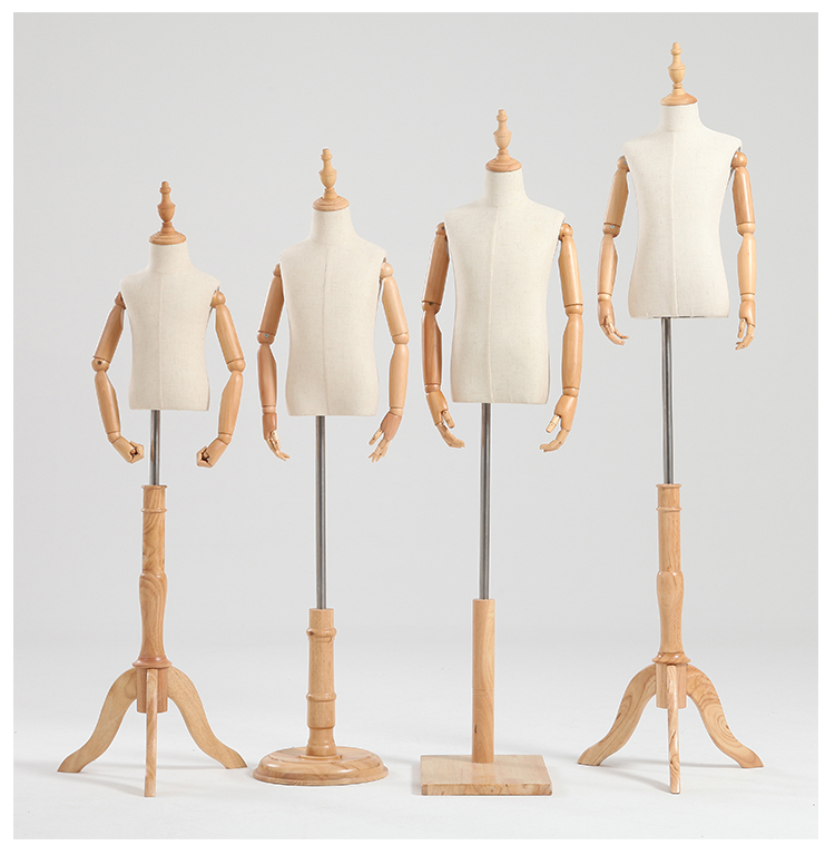 Children's Window Linen Mannequins Boy and Girl Dummies Kids Mannequin