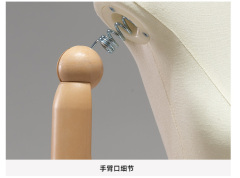 High Quality Fashion Thin Female Mannequin Dress Form with Linen Fabric Covered