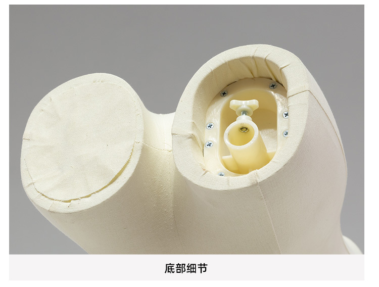 High Quality Fashion Thin Female Mannequin Dress Form with Linen Fabric Covered