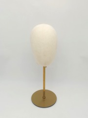 Merchandising Grade Natural Color Lining Cloth Covered Head Mannequin Head