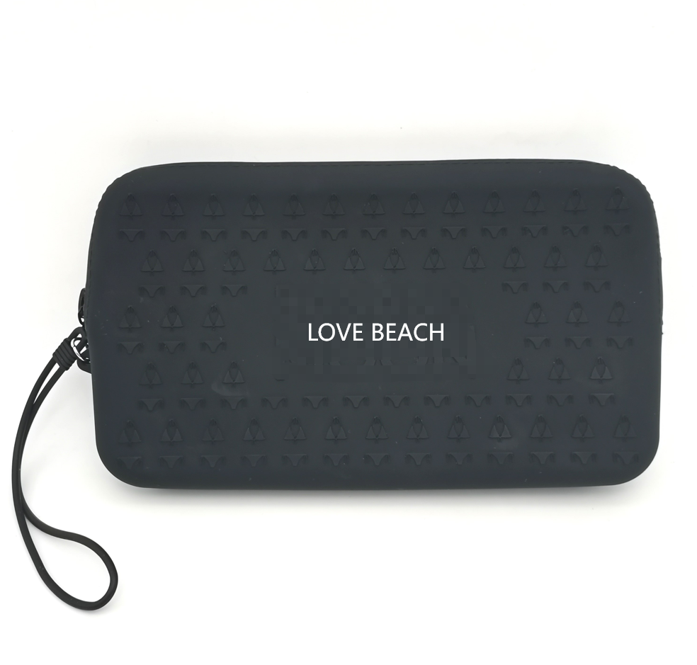 Custom Branding Emboosed Logo Colorful Waterproof Silicone Beach Bag