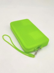 Custom Colorful Branding Pattern Waterproof Zipper Silicone Beach Bag