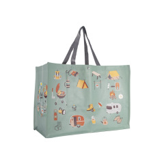 Eco-Friendly Waterproof Custom Printing Laminated PP Woven Shoulder Shopping Bag