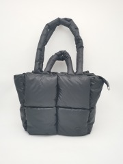 Warmy Toronto Padded Soft Puffer Pillow Down Tofu Totebag Winter Beach Bag