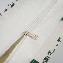 Reusable Custom Branded PU Handle Canvas Body Women Totebag Shopping Bag