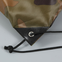 Reusable Portable Cheap Custom Polyester Sports Gym Drawstring Backpack Sring Bag