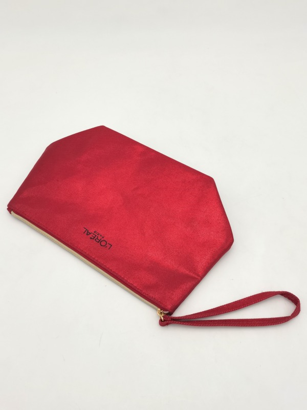 Personalized Branding Red Makeup Tools Storage Travel Wash Cosmetic Pouch Bag
