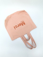Promotional Reusable Eco-Friendly Merci Cotton Canvas Shopping Bag
