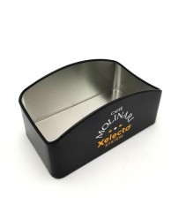 Restaurants Café S Promotional Tinplate Customized Tinplate Embossed Tea Sugar Bag Holder