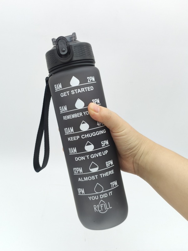 BPA Free Sustainable Multi Color Fitness Large Capacity 1000ml Timemakersport Water Bottle