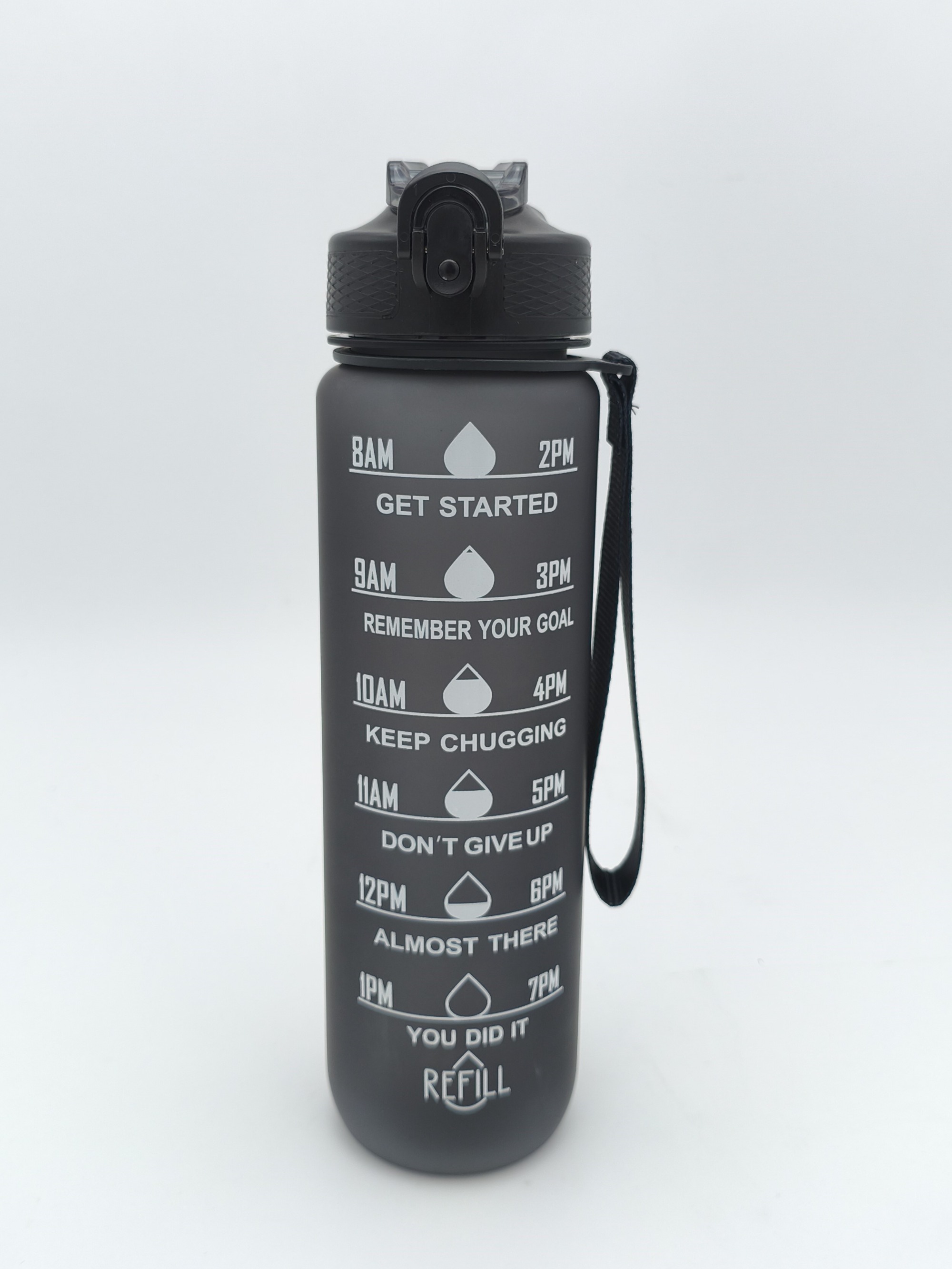BPA Free Sustainable Multi Color Fitness Large Capacity 1000ml Timemakersport Water Bottle