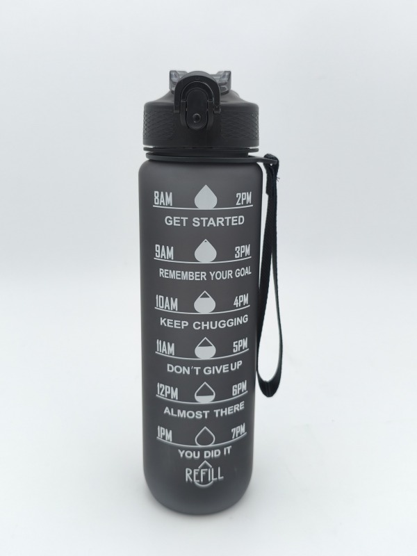 BPA Free Sustainable Multi Color Fitness Large Capacity 1000ml Timemakersport Water Bottle