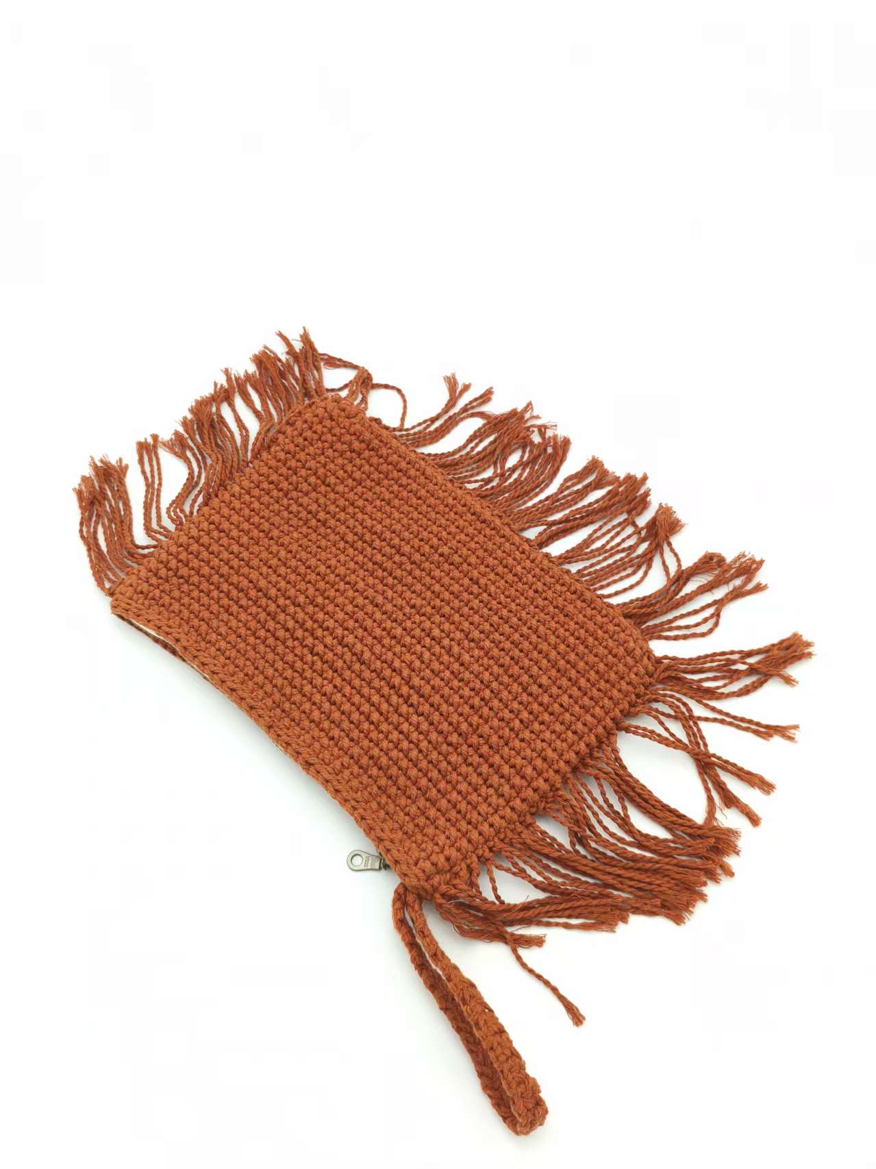 Autumn Embroidery Trimming Holiday Beach Style Handbag Handmade Thread Crochet Pochette