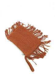 Autumn Embroidery Trimming Holiday Beach Style Handbag Handmade Thread Crochet Pochette