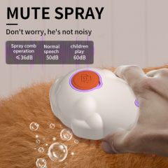 Dogs&Cats Grooming Tool Spray Anti-Flying Fur&Massage Bristles Self-Cleaning Pet Brush